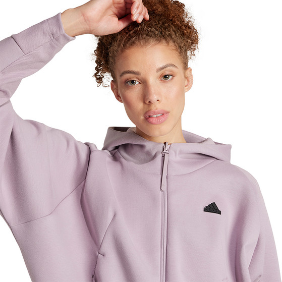 Adidas hoodie dames zilver discount