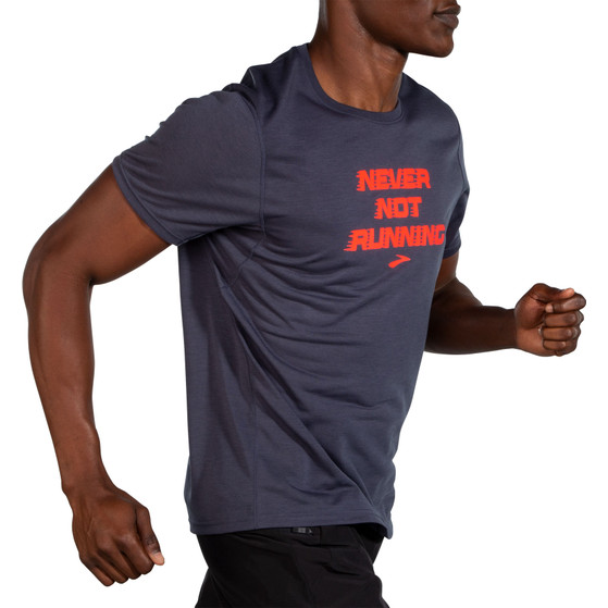Brooks Distance Graphic T-Shirt Heren