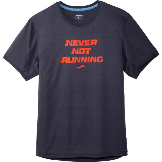Brooks Distance Graphic T-Shirt Heren