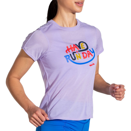 Brooks Distance Graphic T-Shirt Dames