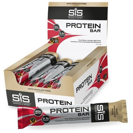 SIS Proteine Reep Witte Chocolade Toffee12x64g