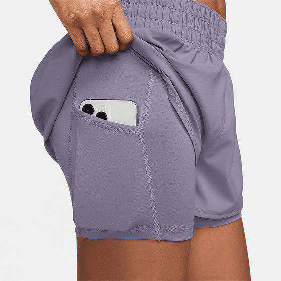 Nike One 2in1 Mid-Rise Short