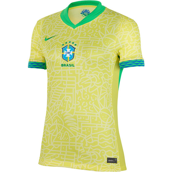 Nike Brazilië Thuis Shirt Dames 2024/2026
