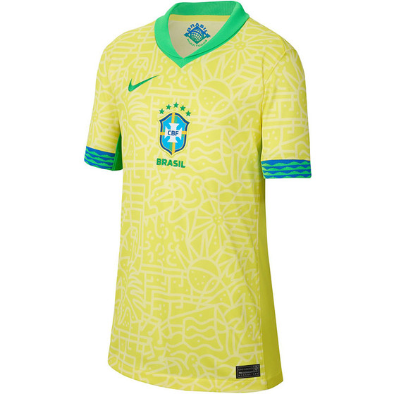 Nike Brazilië Thuis Shirt Kids 2024/2026