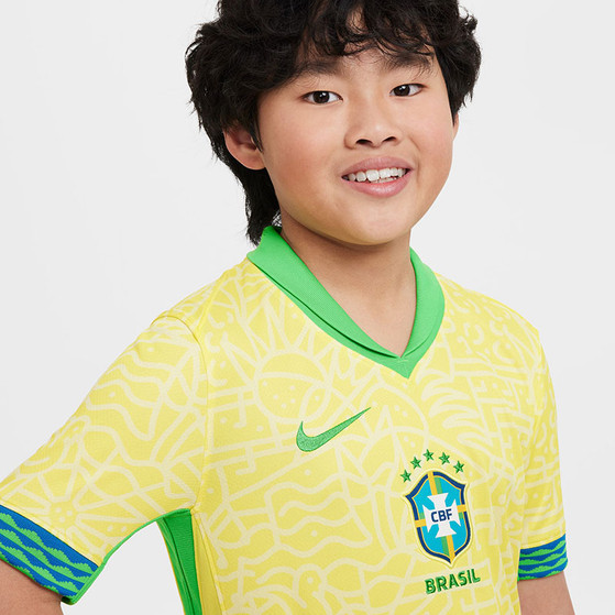 Nike Brazilië Thuis Shirt Kids 2024/2026