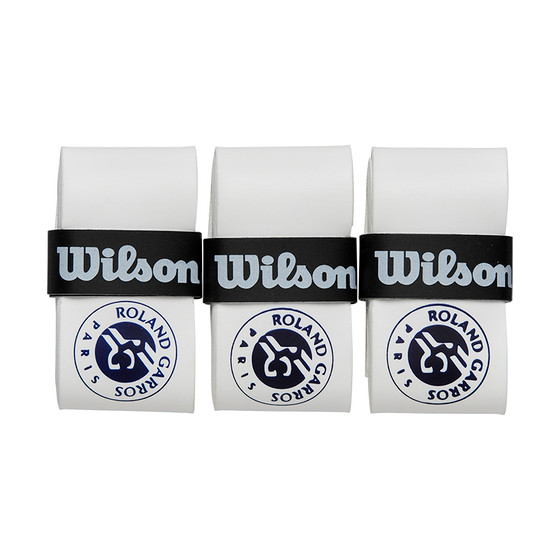 Wilson Pro Roland Garros Overgrip 3-Pack White