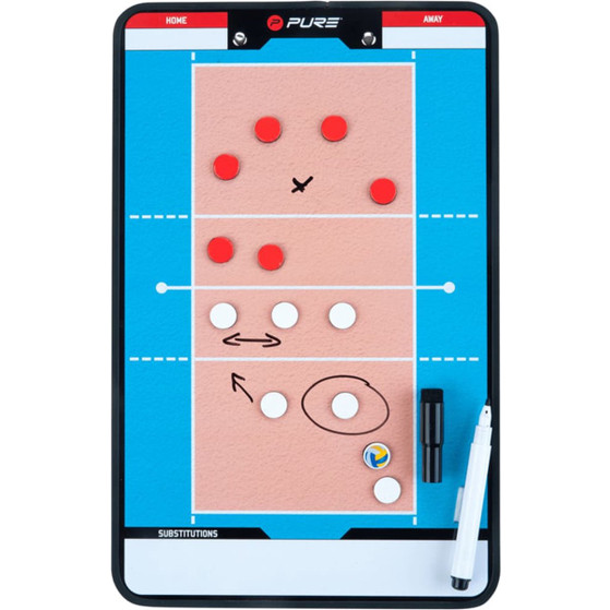 Pure2Improve Coach Board Volleyball