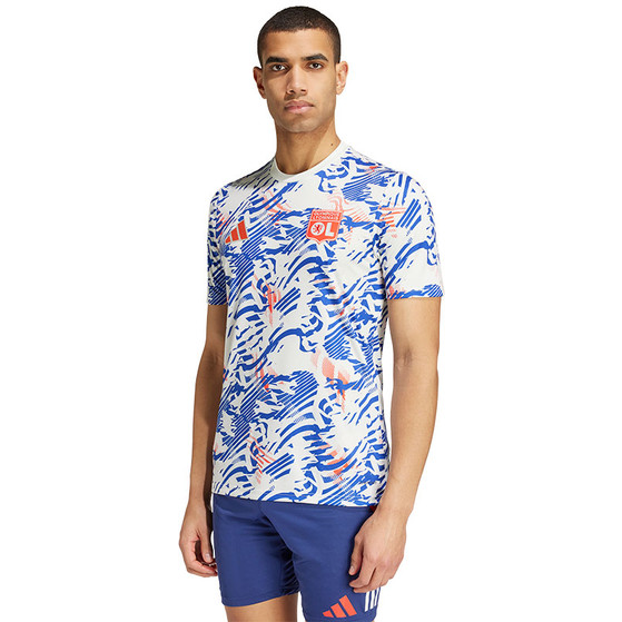 adidas Olympique Lyon Pre-Match Shirt 2024/2025