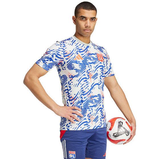 adidas Olympique Lyon Pre-Match Shirt 2024/2025