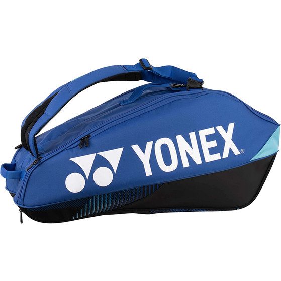 YONEX EZONE 100L 285 GR. + 6 RACKETBAG BLAUW