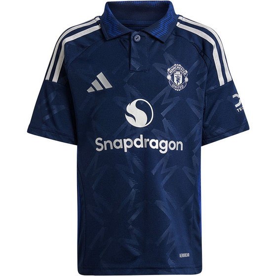 adidas Manchester United Away Kit Little Kids