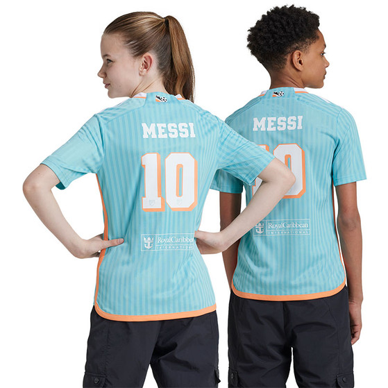 adidas Inter Miami CF 3. Trikot Kinder Messi