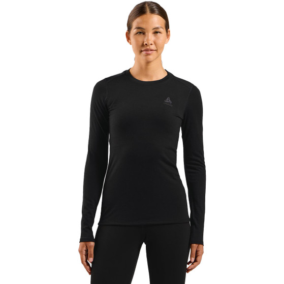 ODLO Merino 160 BL Crew Neck Långärmad Tröja Dam