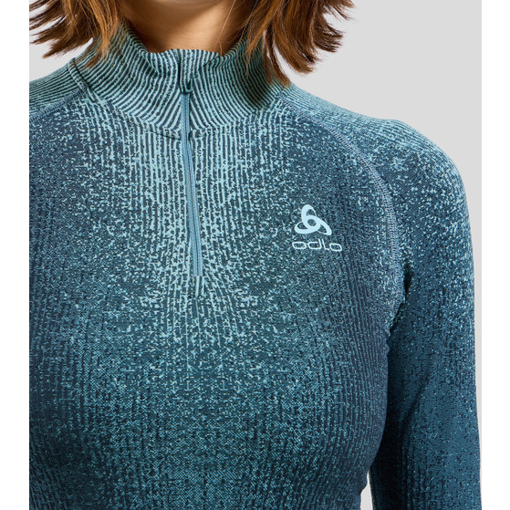 Odlo Blackcomb Eco Turtle Neck HalfZip LS Dames