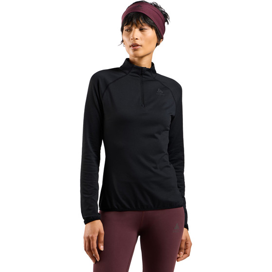 Odlo Zeroweight Warm Half-Zip Midlayer LS Damen