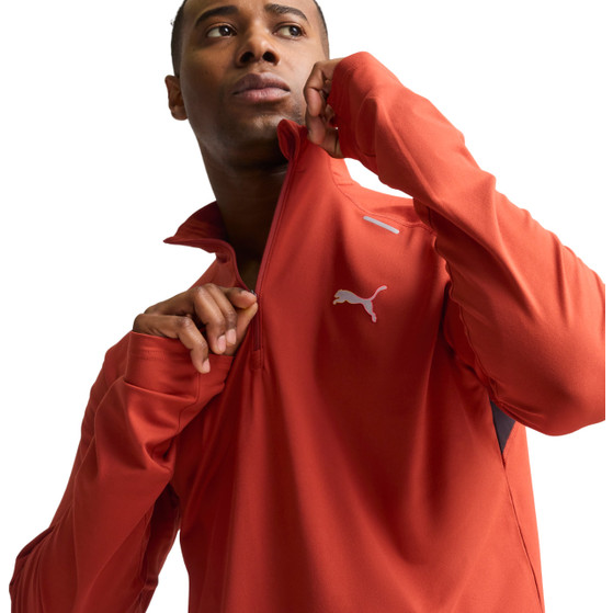 PUMA Run Cloudspun 1/4 Zip Longsleeve Men