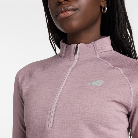 New Balance Athletics Heat Grid 1/2 Zip Dam