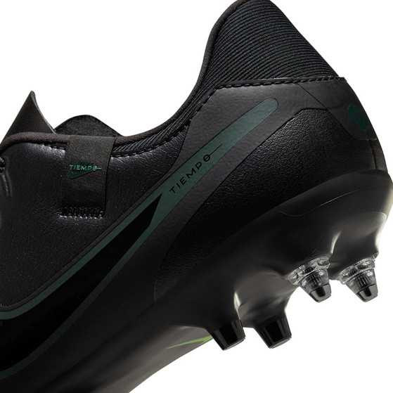 Black and green nike tiempo hotsell