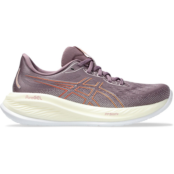 Een blik op de zijkant van de loopschoen Asics Gel-Cumulus 26 voor vrouwen