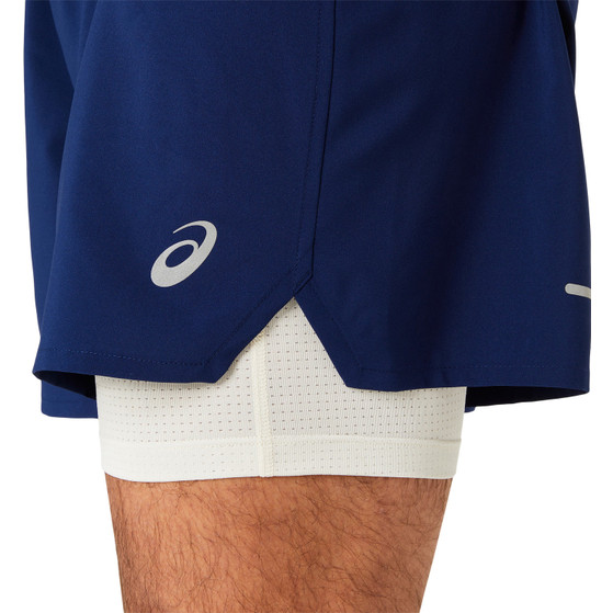 ASICS Road 2in1 5'' Short Heren