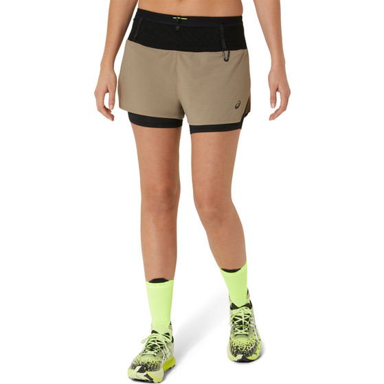 ASICS Fujitrail 2in1 Short Dames