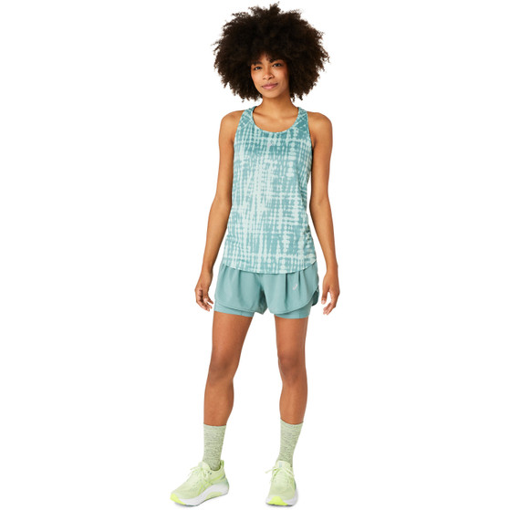 ASICS Road Tank Shorts Set Dam