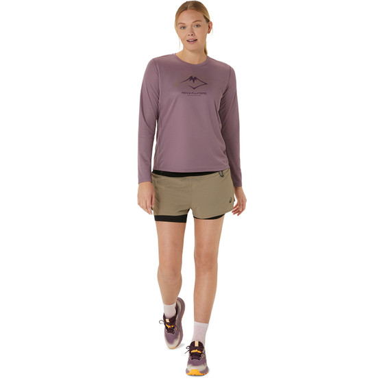 ASICS Fujitrail Logo Longsleeve T-Shirt Dames