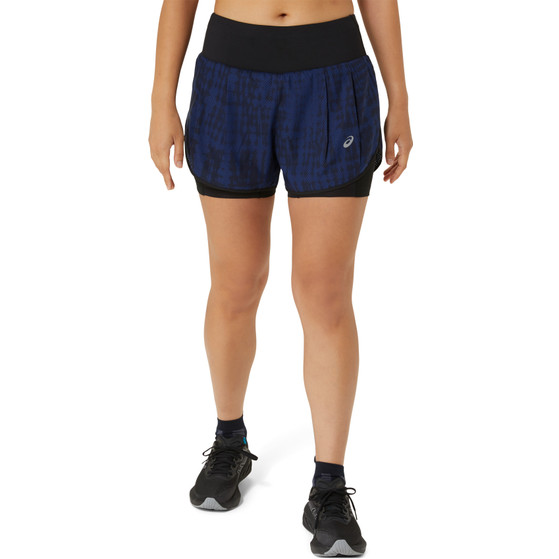 ASICS Road All Over Print 2in1 3'' Short Dames