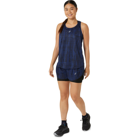 ASICS Road All Over Print 2in1 3'' Short Dames