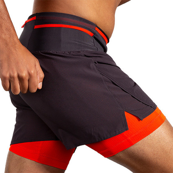 Brooks High Point 5" 2-in-1 Short 2.0 Heren