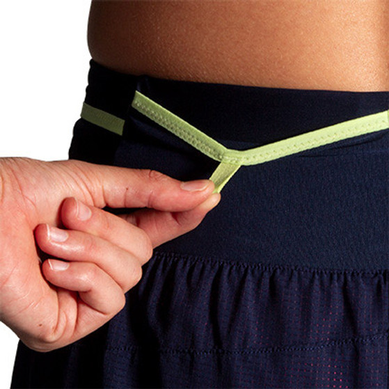 Brooks High Point 3" 2-in-1 Short 2.0 Dames
