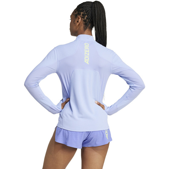 adidas Adizero 1/4-Zip T-Shirt Dames