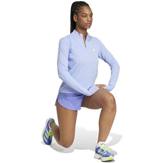 adidas Adizero 1/4-Zip T-Shirt Dames