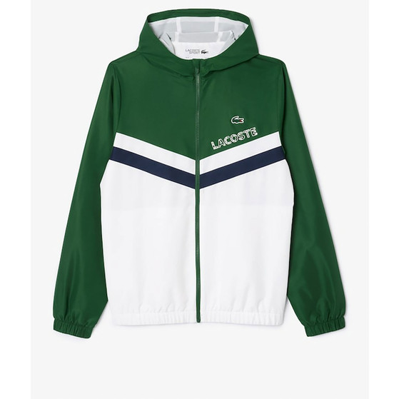 Green lacoste tracksuit clearance