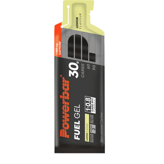 Powerbar Fuel Gel 30 Citroen + Cafeïne 12x50ml