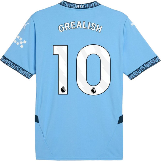 Puma Manchester City Thuis Shirt Grealish 10 Kids