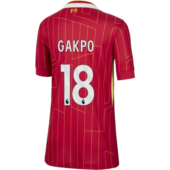 Nike Liverpool Thuis Shirt Gakpo 18 Kids
