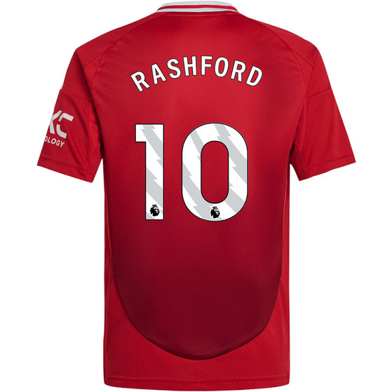 adidas Manchester United Home Shirt Rashford Kids