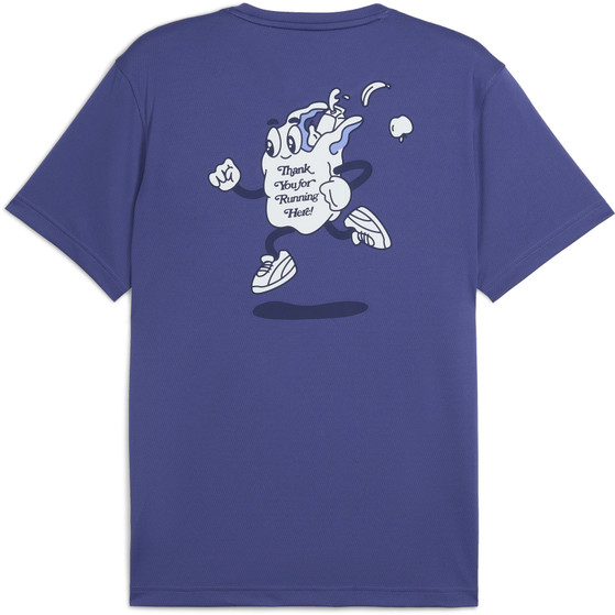 Puma Running Slogan T-Shirt Heren