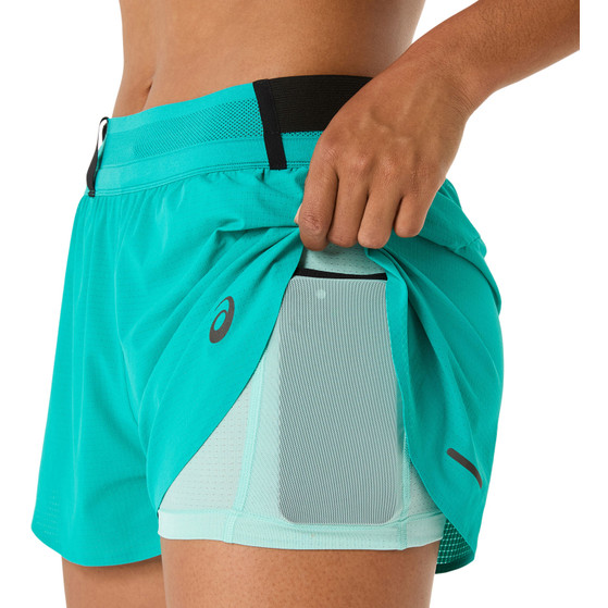 ASICS Metarun Split Shorts Dam