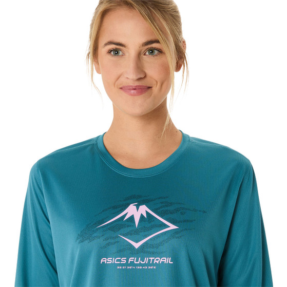 ASICS Fujitrail Logo Longsleeve T-Shirt Dames