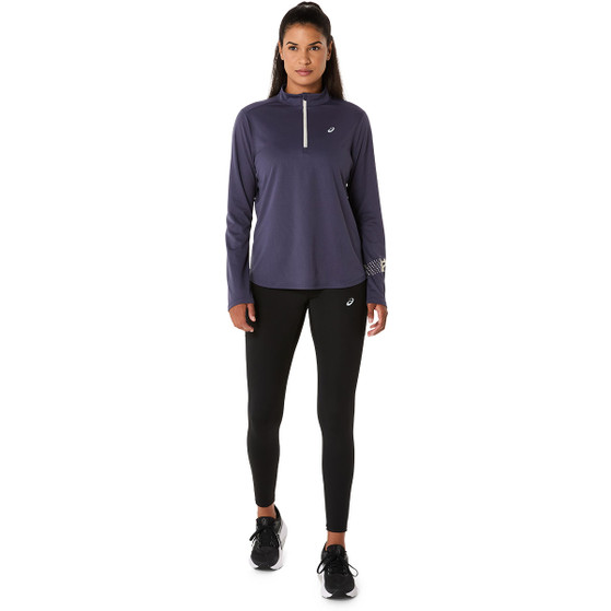 ASICS Icon Half-Zip Longsleeve T-Shirt Damen