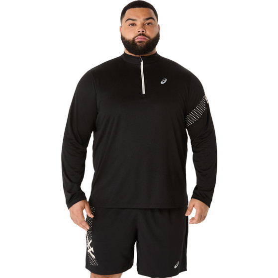 ASICS Icon Half-Zip Longsleeve T-shirt Heren