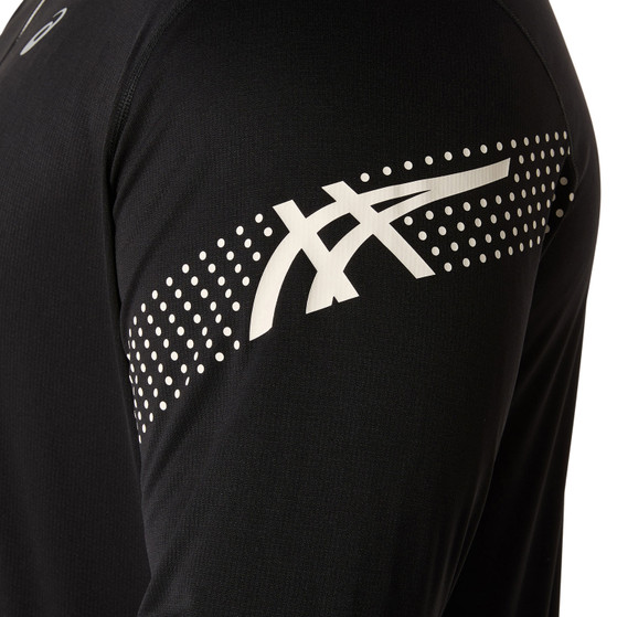 ASICS Icon Half-Zip Longsleeve T-shirt Heren