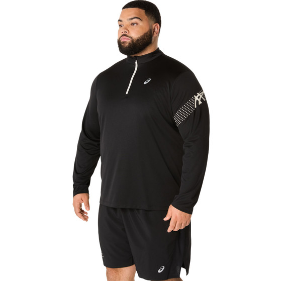 ASICS Icon Half-Zip Longsleeve T-shirt Heren