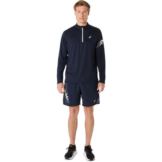 ASICS Icon Half-Zip Longsleeve T-Shirt Herren