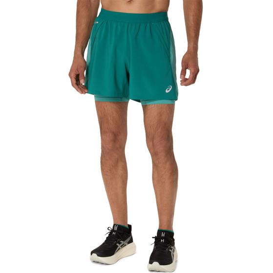 ASICS Road 2in1 5'' Short Heren