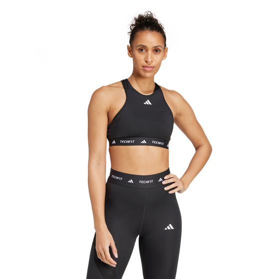 adidas Techfit Highneck Medium Support Sports Bra
