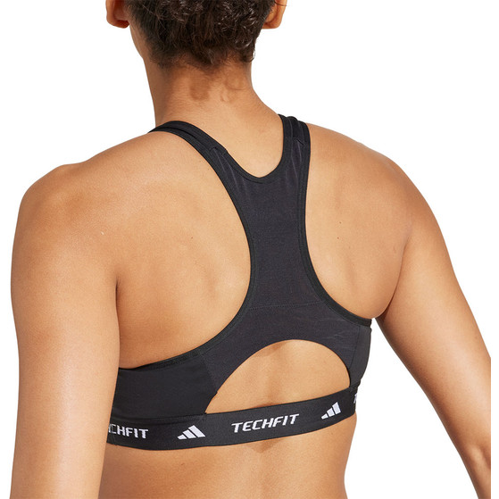 adidas Techfit Highneck Medium Support Sports Bra