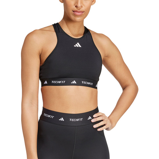 adidas Techfit Highneck Medium Support Sports Bra
